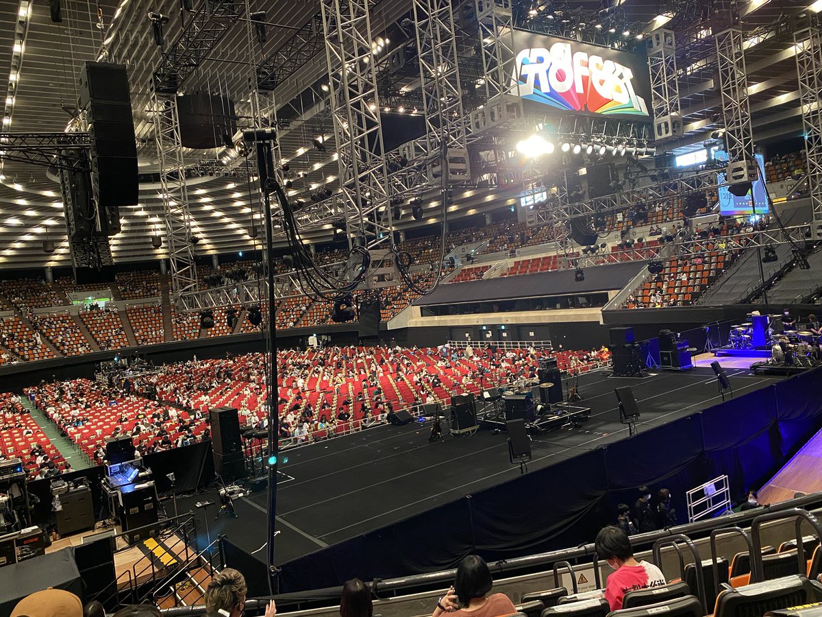 andy6816's tweet photo. 今日は大阪城ホールを攻めっから。
#GR8FEST https://t.co/sGlPWcR5ee
