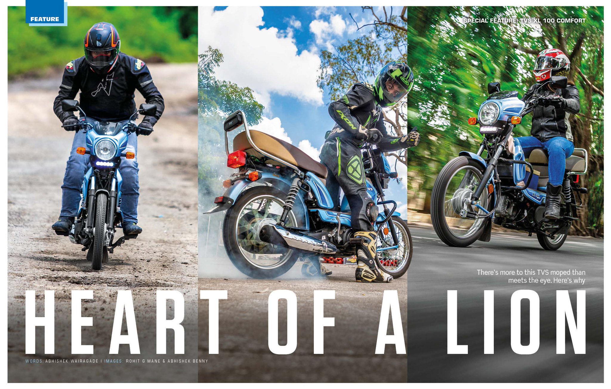 evoIndia on Twitter "We put the TVS XL 100 Comfort on an adventure unlike any other — wheelie