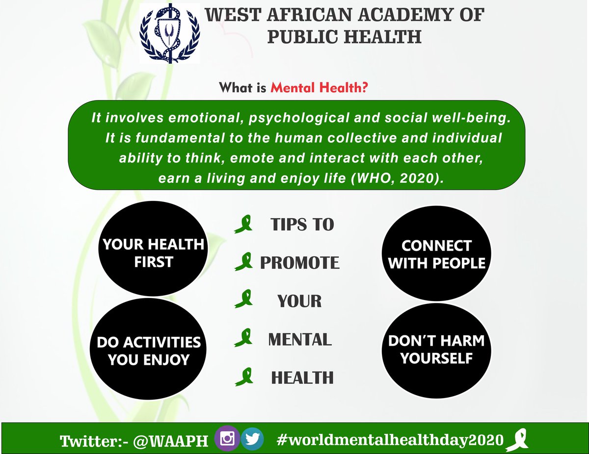 TaiwoOluwapelu9's tweet photo. Still World Mental Health Day #MentalHealth #mentalhealthday2020 @TheWaaph @WAAPH_VIP @Waaph_Advocate #Getaware https://t.co/1fhvJMbZjy