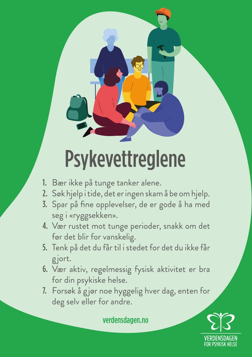 I dag er vi med på å markere #verdensdagenforpsykiskhelse
Dette er et neglisjert område globalt som krever bred innsats for bedre behandling og forebygging. Psykisk helse i humanitære situasjoner er et satsingsområde i Norges humanitære strategi.
