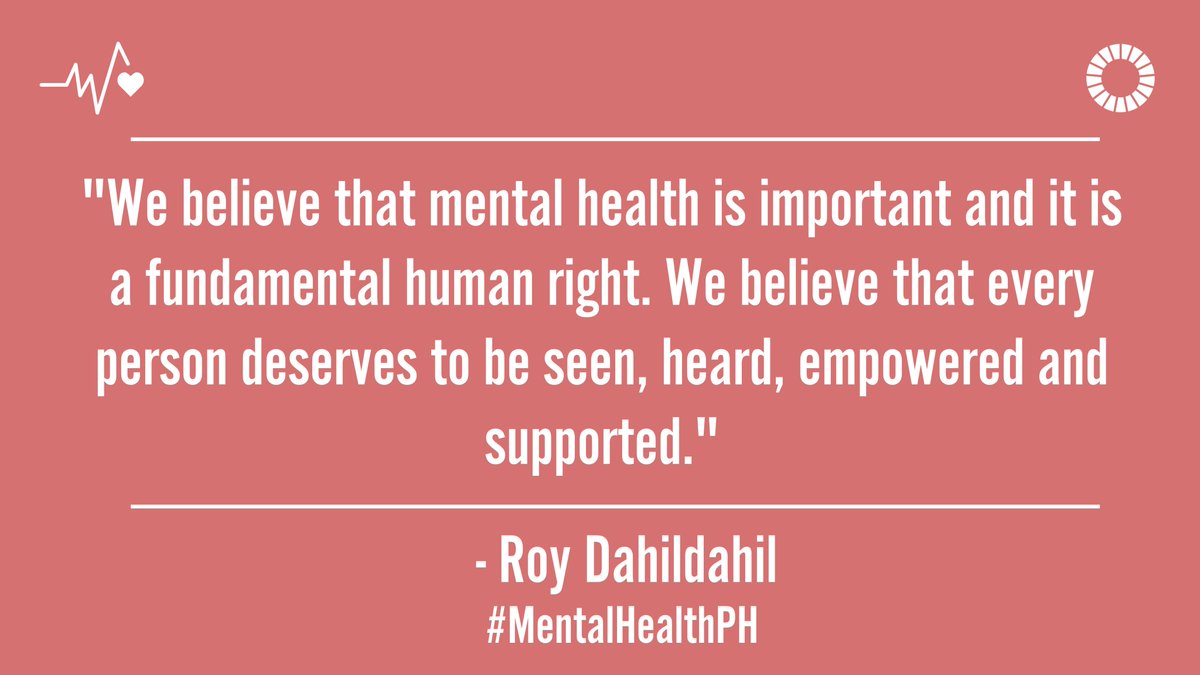 TheGlobalGoals's tweet photo. We wish everyone viewed mental health the way @rdahildahil_ and @mentalhealthph do.

Today, too many people don't have access to mental health care and this must change. It’s time to increase investment in mental health, so that everyone can access the care they need. #WMHD2020 https://t.co/Tuafoc7Tgx