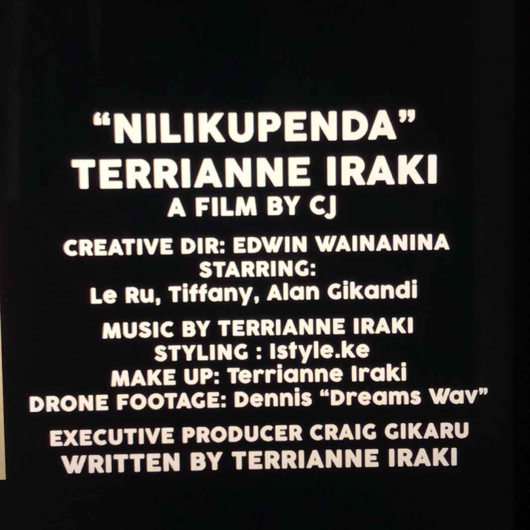 Terrianne Iraki - Nilikupenda (Official Video) youtu.be/sVoT6910gBQ via @YouTube