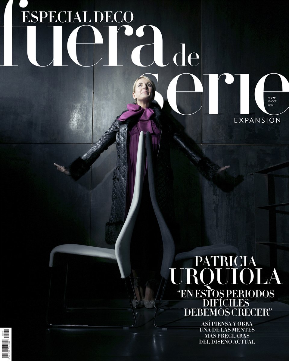 fueradeserie's tweet photo. Entrevista con Patricia Urquiola, 101 historias de sillas, casas prefabricadas de diseño, baldosas hidráulicas, el rey de los sofás y mucho más en el Especial Deco de Fuera de Serie. En el kiosco hoy con @expansioncom https://t.co/YGMg5wHTKk