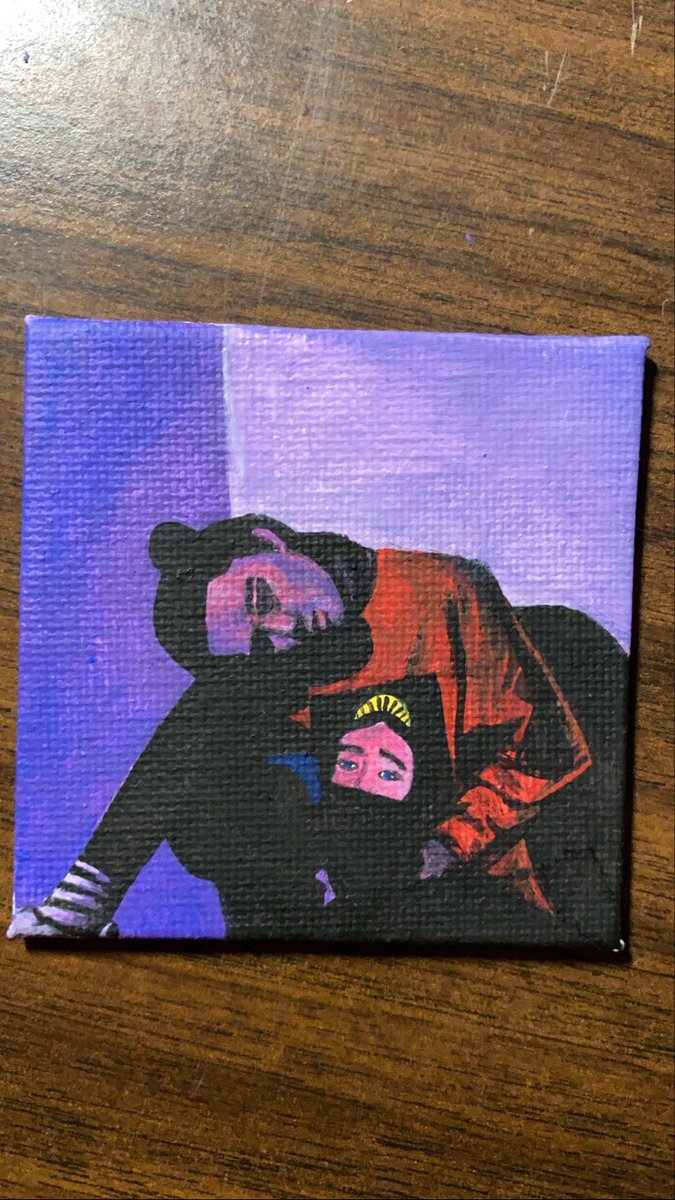 k_enz0art's tweet photo. I have painted a little me https://t.co/VnVJUkNALT
