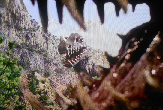 "TLTTF" had a sequel, "The People That Time Forgot" (1977). A pair of Ceratosaurus made an appearance. I do not think Dicken had anything to do with them.