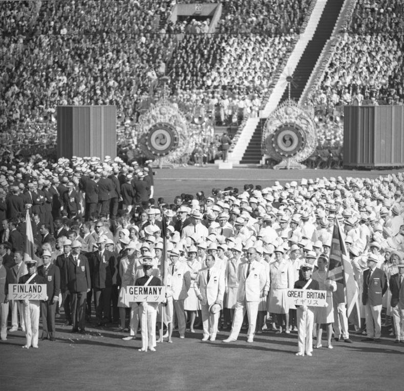 1964年、昭和39年10月10日 東京オリンピック 第18回夏季オリンピック