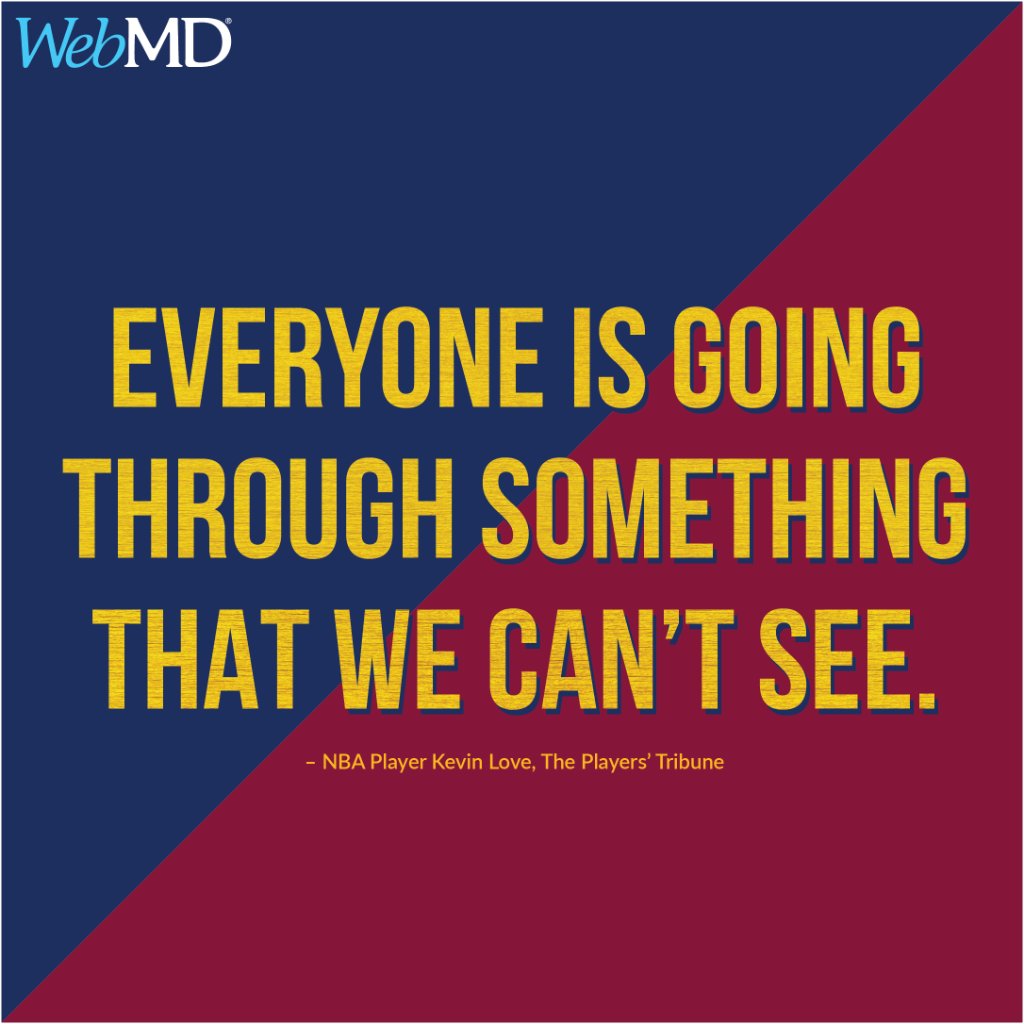 WebMD's tweet image. Today is #WorldMentalHealthDay. Always remember, you matter. Your mental health matters. Let's break the stigma.