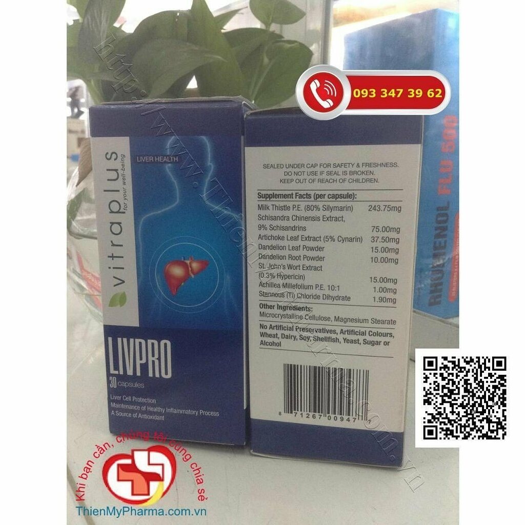 ThienMyPharmacy's tweet photo. VIÊN UỐNG BỔ GAN GIẢI ĐỘC VITRAPLUS LIVPRO

☎ Zalo: 093 347 39 62

👉 Giá: 250.000 Đ💲

✔ #ThienMyPharma #LIVPRO #pin

🌟 Website: https://t.co/A9TNEXIU9y https://t.co/sa7qwapies