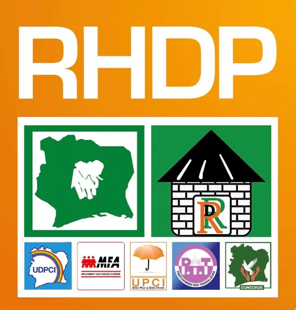 Henri Konan Bedie fait preuve de maturité et ne va pas plus loin il décide de s’unir avec d’autres partie qui sont quand même des partie « cadre » pour soutenir le candidat du RDR et ensemble ils vont former le RHDP.
