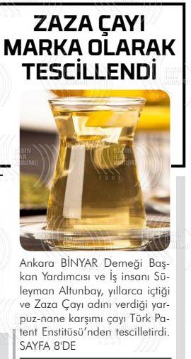 ankarabinyar's tweet photo. #ZAZA Çayı Tescillendi 

Yöremiz ile alakalı bu güzel ve önemli gelişmeyi #Bingöl kamuoyumuz ile paylaşma duyarlılığı gösteren;

@BingolOnline
@capakcurgazete
@SurmansetBingol
@bingolunsesi12 
#BingölGazetesi

Yerel Basınımıza Teşekkür Ederiz 👏🏻 https://t.co/rLKzWWuWvf