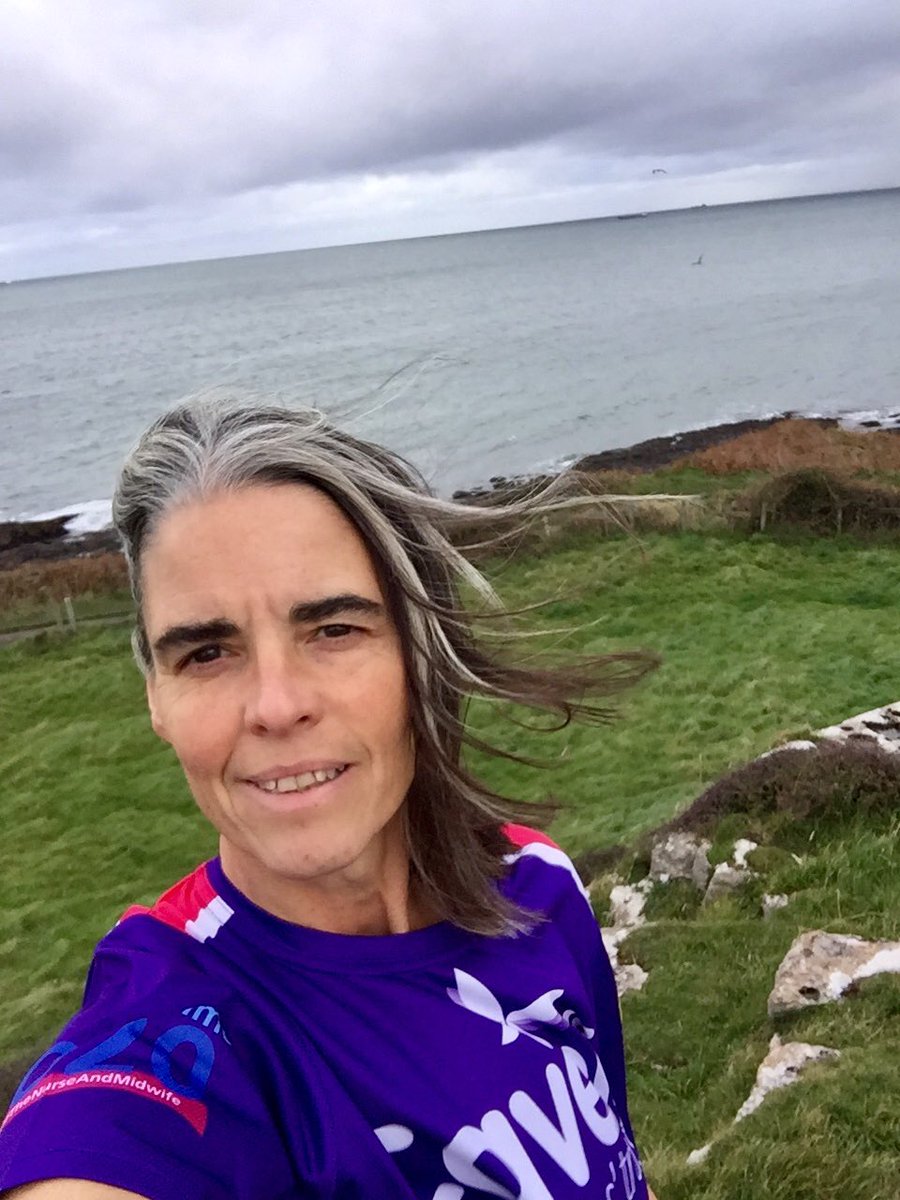 IechydDaBangor's tweet image. As Yr Wyddfa decided to hide in the clouds the #Fit4TheFuture team would have missed the spectacular views for the   #SnowdonChallenge that should be today. So for the #SnowdonFromAfar challenge I opted for a blustery coastal walk instead! @CavellTrust @HazelPowell11 @PaulaHopes1