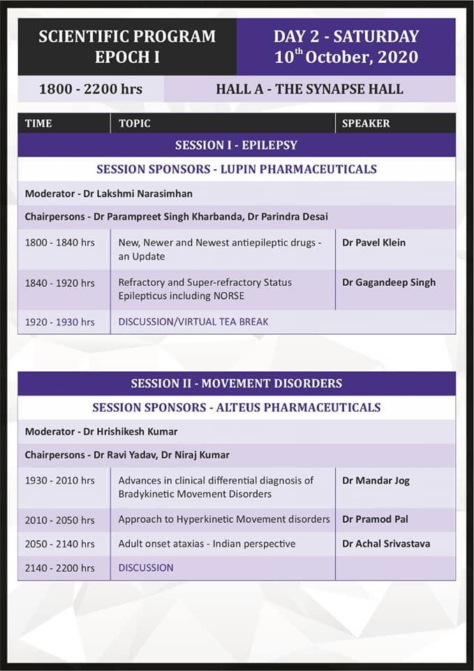 2020VANU's tweet photo. The selected E-posters under the various subsections are available for your review.
Visit the exhibition area on the web platform of VANU 2020 and win exciting prizes.
Kindly submit your questions for the speakers well in advance through the app 
See you LIVE at 6 pm (IST) today. https://t.co/q2LzEItveL