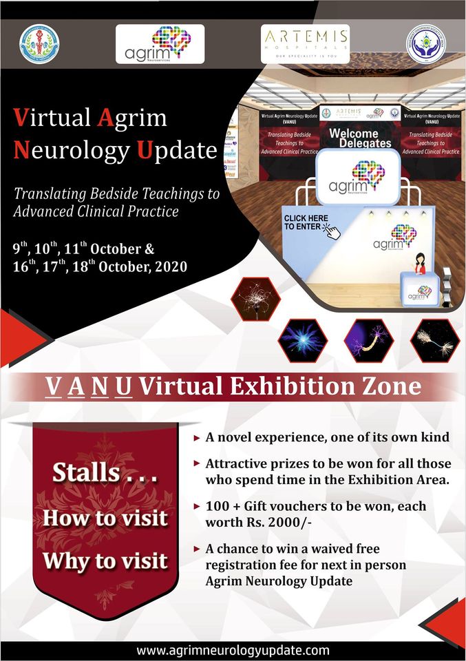 2020VANU's tweet photo. The selected E-posters under the various subsections are available for your review.
Visit the exhibition area on the web platform of VANU 2020 and win exciting prizes.
Kindly submit your questions for the speakers well in advance through the app 
See you LIVE at 6 pm (IST) today. https://t.co/q2LzEItveL