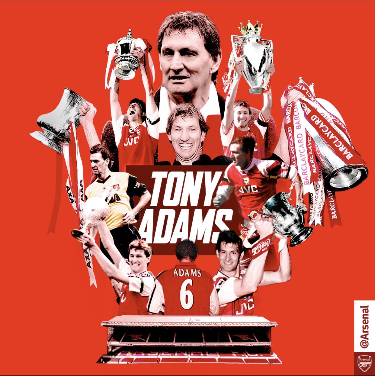 Happy birthday TONY ADAMS LEGEND OF ARSENAL 