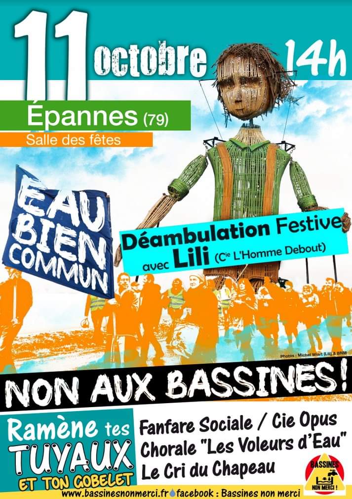 Collectif79's tweet photo. Nous sommes TOUS invités à défendre "nos" rivières ...
#Epannes #DeuxSèvres avec #BassinesNonMerci
A DEMAIN. https://t.co/31RsqCe26o