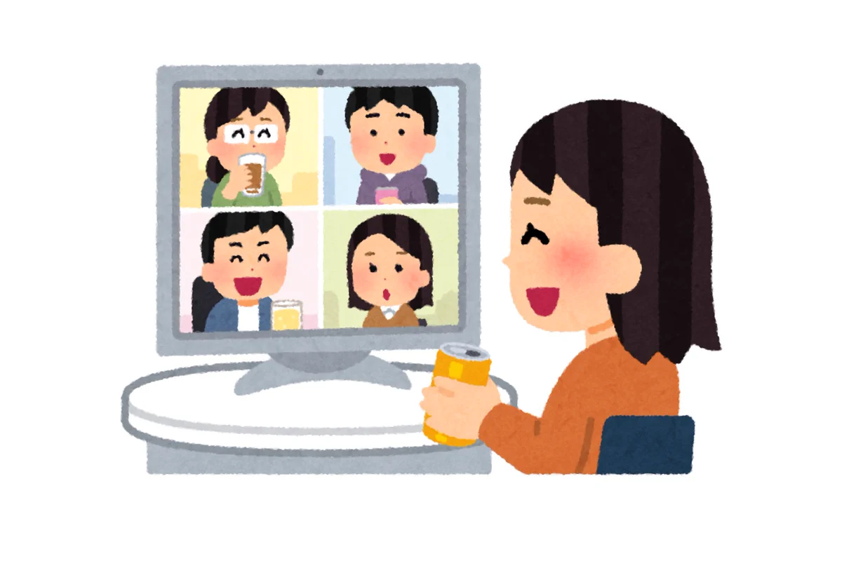 オンライン飲み会、今後も続けたい人は2割以下らしい・・・