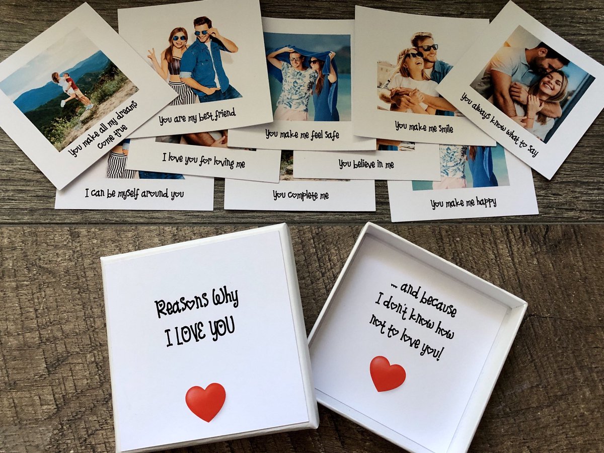 Reasons Why I Love You gift  #anniversary #iloveyougift #lovegift #photogift #missyougift #loveyou #missyougift  etsy.me/3drtmTv
