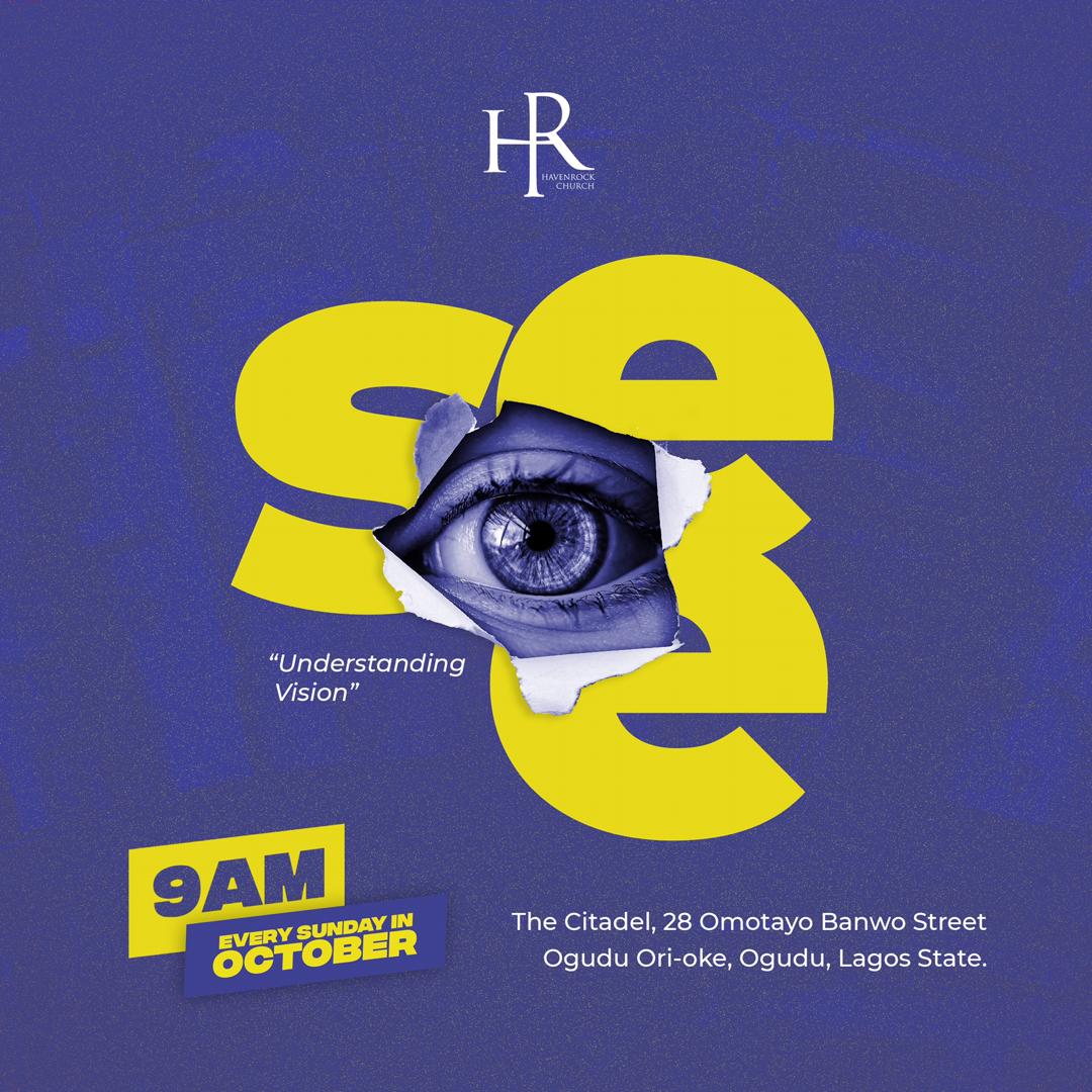 obim_sema's tweet photo. Dear friend please join us tomorrow morning as we discuss vision... You cannot become what you cannot imagine, let's talk about it tomorrow, God bless you @thehavenrockchurch #see #understandingvision #worshipisourculture #jesusisourmessage #peopleourpassion #everyonebelongs https://t.co/4pbxhUsbIL