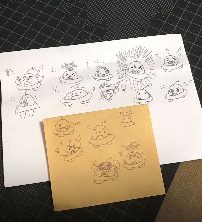 ケーキにたくさん♥ありがとうございます!
ちなみに、うぶ毛で話題?のこの「ファイ」というキャラは、息子がキャラデザを手伝ってくれた経緯があります(ง˙▿˙)و! https://t.co/1RHg15inUM 