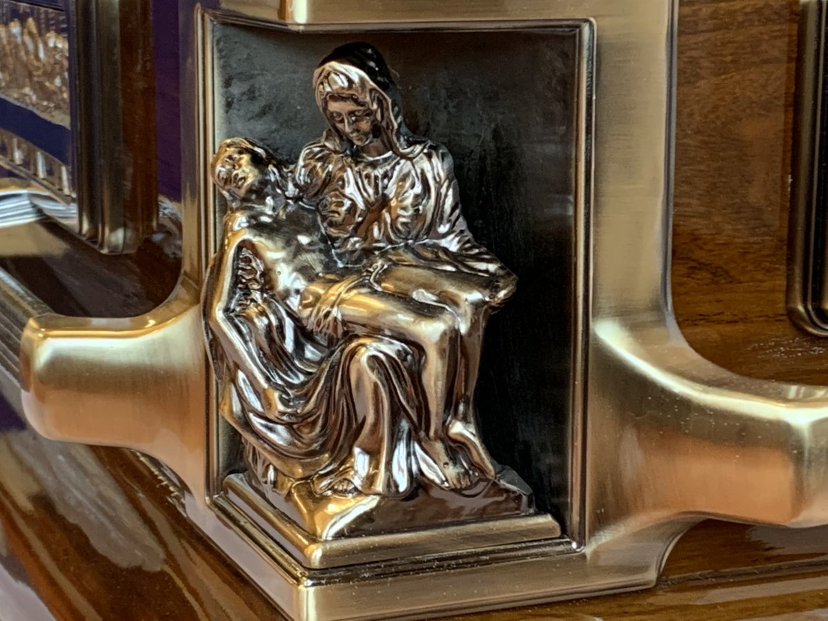 How Coffins/Caskets Are Made youtu.be/eNQg_P3gjIc via <a href="/YouTube/">YouTube</a>   Our wooden Last Supper casket...Stunning.....We have the best prices on the market!