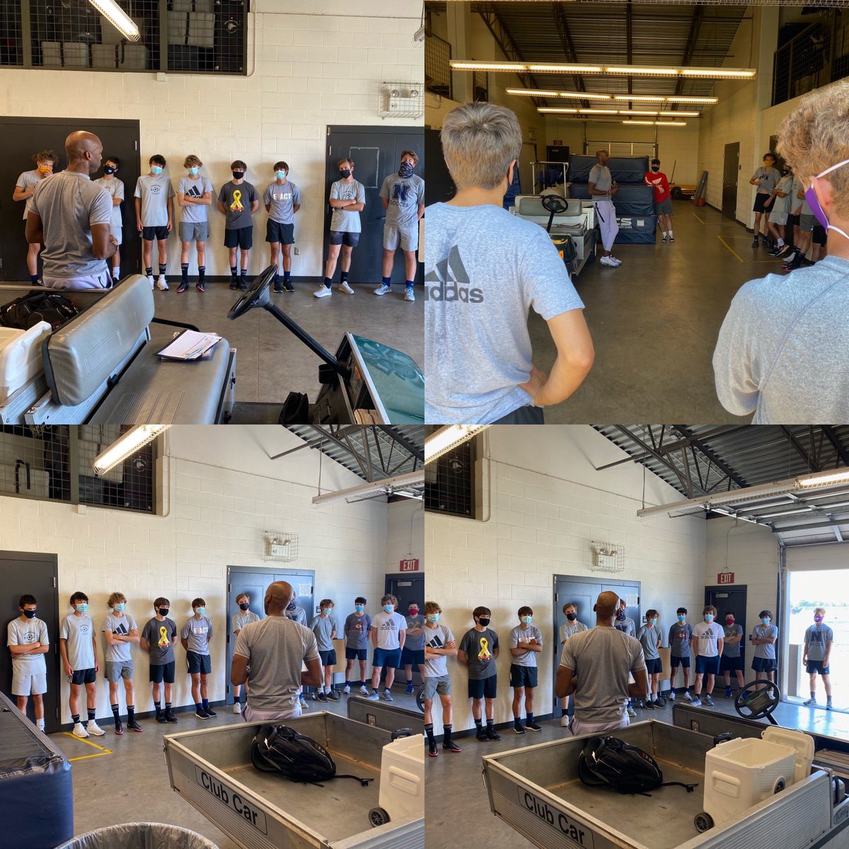 1STM2016's tweet photo. Thanks to coach Turner and the Blue Valley men’s soccer program for allowing STM to speak to these young men about their recruiting process.  Even in these difficult circumstances these young men are choosing to take charge of their future on and off the field. #1stm2016 https://t.co/xkHXzw2Bvb