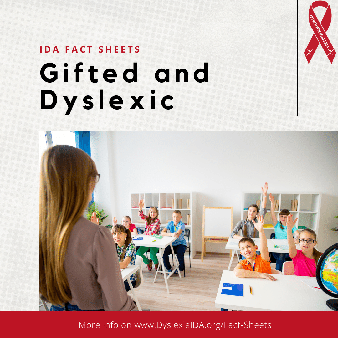 DyslexiaIDA's tweet photo. "Twice exceptional" or "2e" is a term used to describe students who are both intellectually gifted (as determined by an accepted standardized assessment) and learning disabled, which includes students with dyslexia. Learn more at https://t.co/2dZjq6h4MH

#IDAGoRedforDyslexia https://t.co/UMNoj0hRus