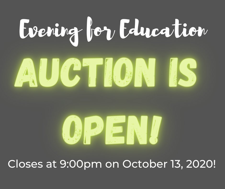 The Evening for Education virtual auction is now open! Head this way 👉event.gives/district5found… to check out all that is available!