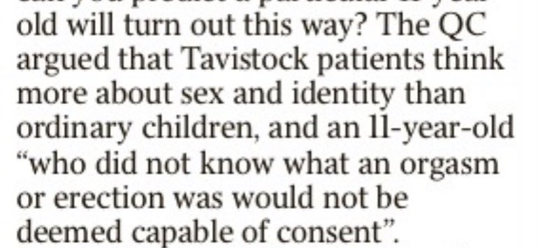 Much was said in the legal case about “ability to orgasm” and “sexual function”.Remember: blockers are prescribed for pubertal trans kids up to age 16 who are *acutely* dysphoric about their bodies. These are kids who will do anything to *not* interact with their genitals...