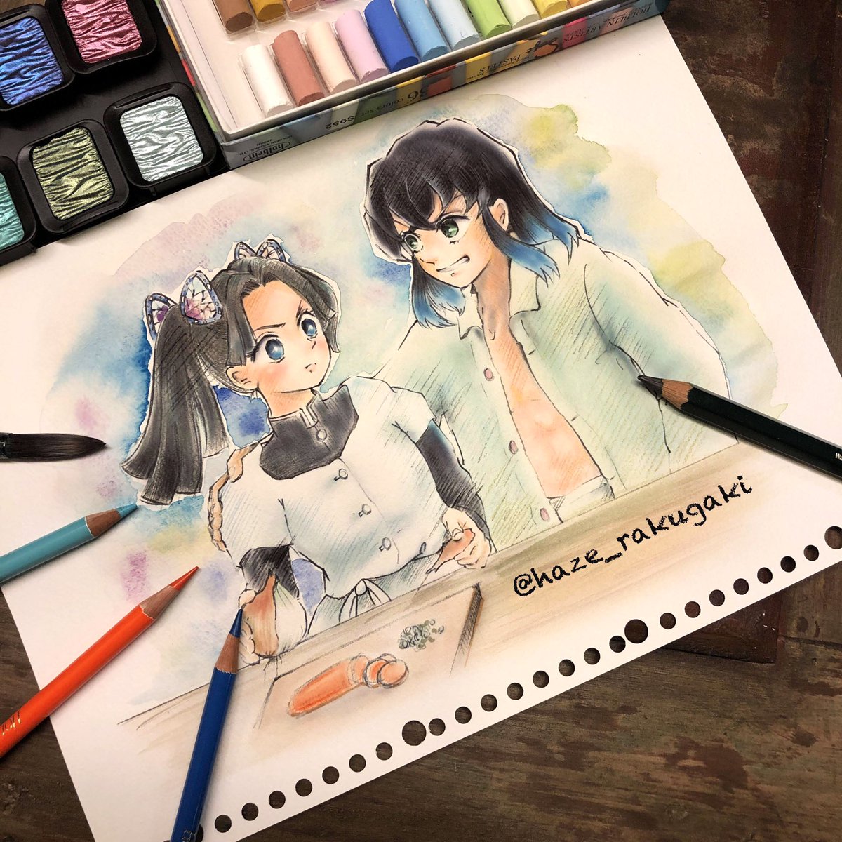 Haze 鬼滅の刃から定番のカップル3組を描きました イラスト気に入っていただけたら やリツイートもらえたら嬉しいです 鬼滅の刃イラスト 炭カナ 伊アオ ぜんねず 絵師さんと繋がりたい