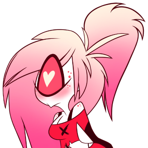 ✖️ R¡ØT➿ 💜 on Twitter: "I did a trace/recolor to make a cute reaction.  enjoy. #CherriBomb #HazbinHotel https://t.co/GiXrd8PXrk" / Twitter