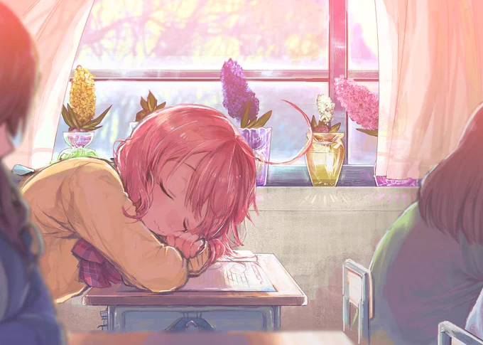 花の絵です 