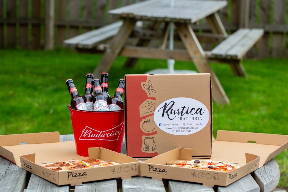 Rustica from your home. 🍗

We have all of your Rustica Stanley favourites ready to collect this weekend, including our Sunday lunch collection service, available for £7.95 per person every Sunday. 🤤

Last orders 6pm. Call today to order. 📞