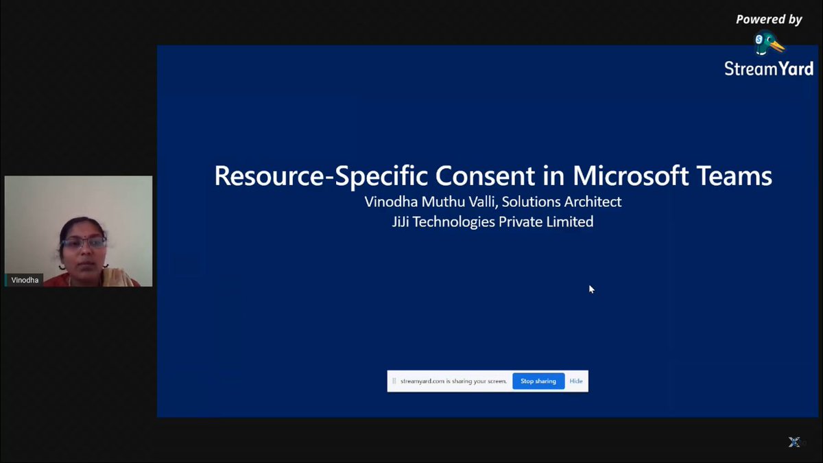 XMonkeys360's tweet image. Vinodha Muthu Valli Raj has started her session on &quot;𝐑𝐞𝐬𝐨𝐮𝐫𝐜𝐞 𝐒𝐩𝐞𝐜𝐢𝐟𝐢𝐜 𝐂𝐨𝐧𝐬𝐞𝐧𝐭 𝐢𝐧 𝐌𝐢𝐜𝐫𝐨𝐬𝐨𝐟𝐭 𝐆𝐫𝐚𝐩𝐡 𝐀𝐏𝐈&quot;

YouTube Live: bit.ly/chytm365

#MS365DevBootcamp #MS365DevBootcampChennai  #NeverStopLearning #microsoftevents #XMonkeys360