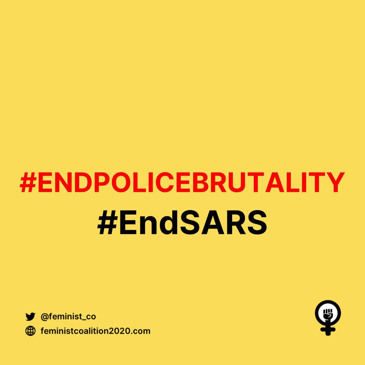 Disbanding SARS is easier than providing Nigerians with electricity. This is NOT the hardest thing Nigerians have asked for. #EndSARS