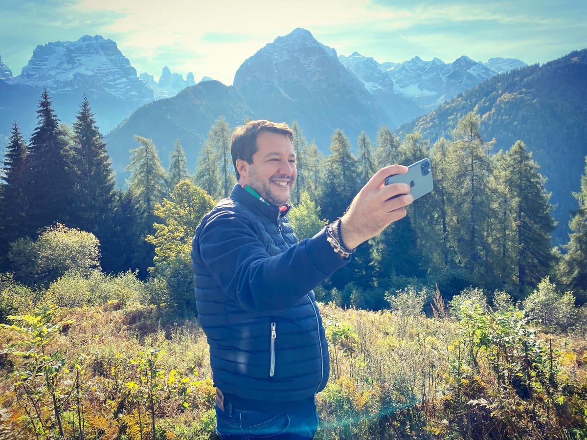 Matteo Salvini L Incanto Della Montagna Buongiorno E Buon Sabato Amici