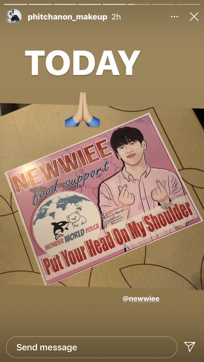 Food support for  @new_thitipoom On PYHOMS set!We are glad you all liked it #NewwieeFoodSupport  #สำรับของเตนิว  #Newwiee