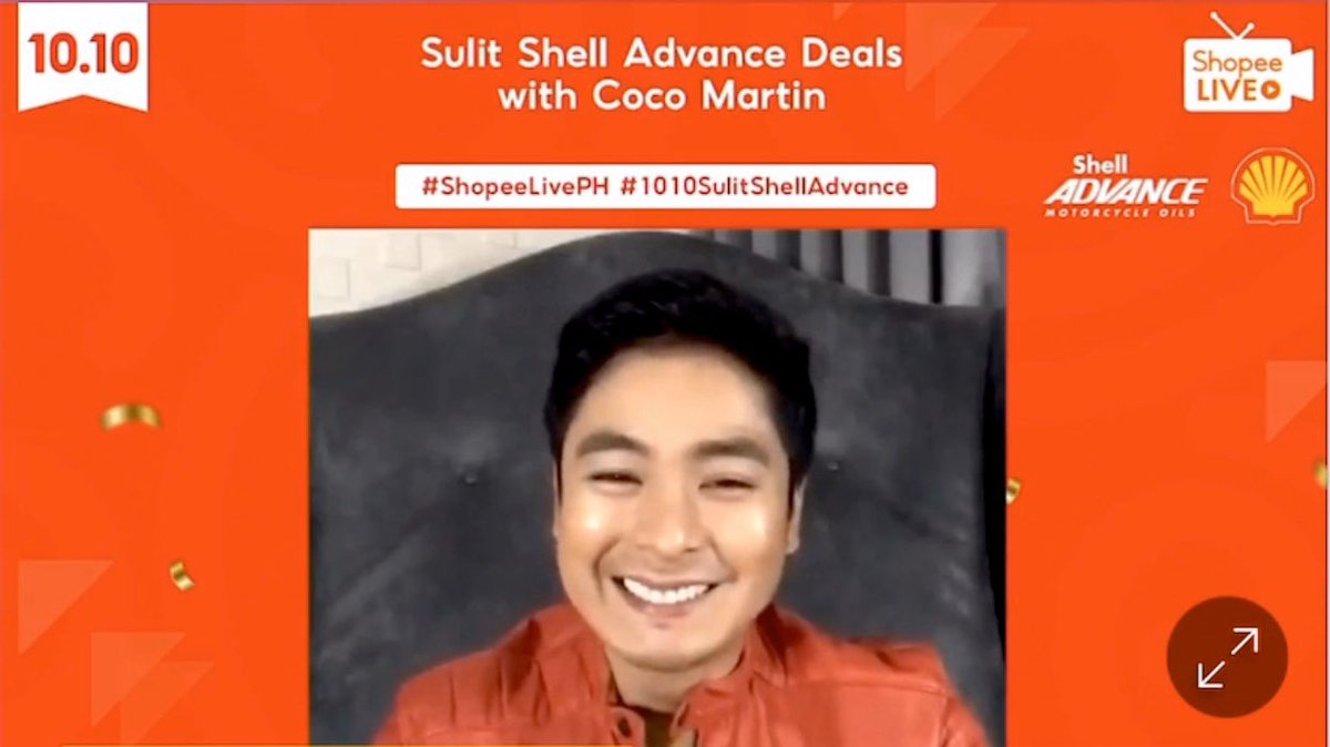 cocomartin_ph's tweet image. Maraming Salamat po Shopee, sa aking pong Shell Advance Family! Ingat po tayong lahat! 😊 #CocoMartin #1010SulitShellAdvance #ShopeeLivePh