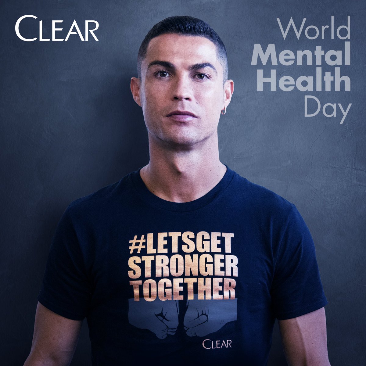 This World Mental Health Day let’s get stronger together.
Join me in showing your support.
 
Check out @clearhair for more.
 
#LetsGetStrongerTogether
WorldMentalHealthDay