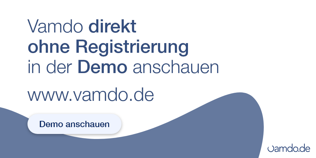 vamdode's tweet photo. Du kannst dir Vamdo direkt in unserer Demo angucken und alle Funktionen erkunden. Und das alles ohne eine Registrierung. Überzeuge dich selbst auf https://t.co/ud6Z8Q1YTR https://t.co/NbnxpLCbTD