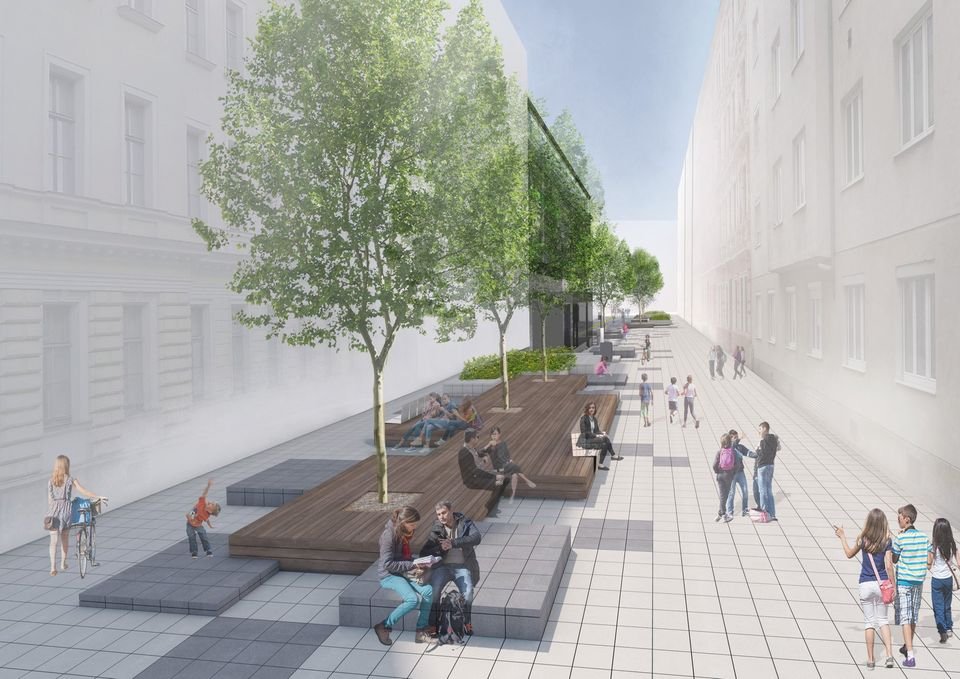 grueneleo's tweet photo. Nicht mehr lange und der Zubau des #Gymnasiums #Lessinggasse wird von den Schülern wieder bevölkert.
Dann kommt auch die #Fußgängerzone Lessinggasse und 20 #Bäume im Umkreis. Und die #Wohnsammelgarage nimmt ihren Betrieb auf. #BVLichtenegger #Leopoldstadt
https://t.co/wIWJqq0GX1 https://t.co/nQ7WqWX54b