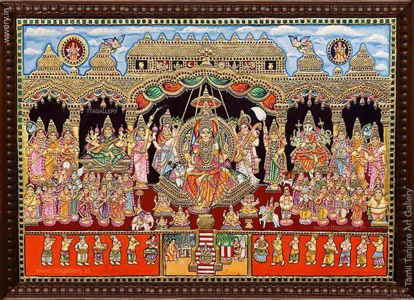 Thanjavur Paintings

Thanjavur style of painting is one of the most popular and classical among all the Indian painting forms. It is a native art of Thanjavur. 
The inspiration of this great art form traces back to around 16th century.

#Thread