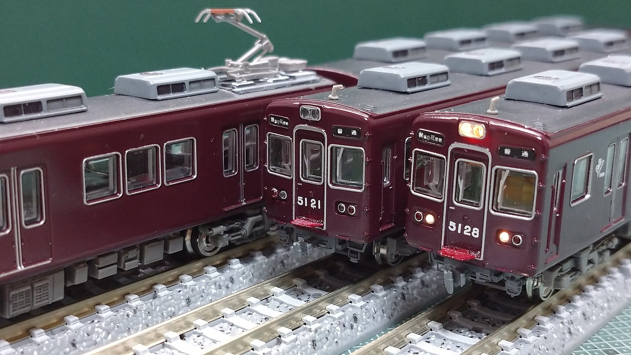 加工品】鉄道コレクション 阪急電鉄 5100系 5128編成 - 鉄道模型 加工品】鉄道コレクション 阪急電鉄 5100系 5128編成 - 鉄道模型