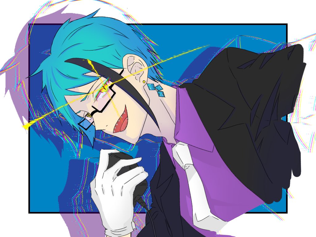 きすけ の き しょっぴかせてもらいますよ かじりとる歯 ツイステファンアート トレース 駒田航