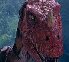 Ceratosaurus had a noticeable cameo in 2001's "Jurassic Park III", though it did little more than glare at the protagonists. Despite science's advances in how the animal actually looked, this Cerato still looked very much like a Harryhausen-style creature.