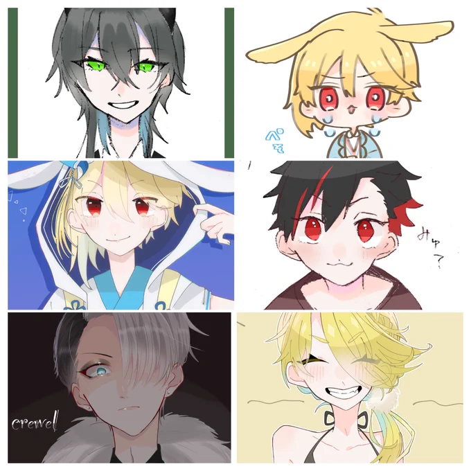 #繋がらなくていいから俺の絵を見てくれ 見てくれ(よその子います) 