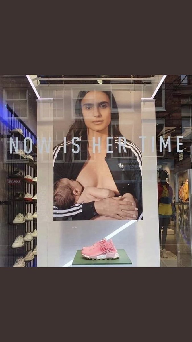 Great to see #adidas normalising breastfeeding. Breastfeeding isn’t a trend, it’s always been on point 👌🏼 #NormalisingBreastfeeding #breastfeeding