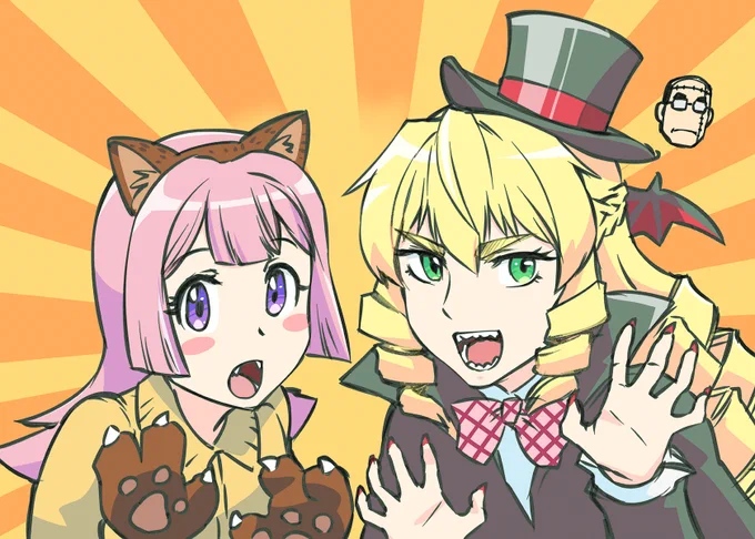 ハロウィーン的なイベントでおじさんが提案する仮装です
#悪役令嬢転生おじさん 