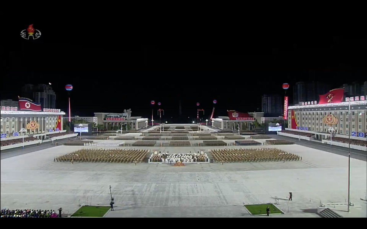Парад в честь 75-летия Трудовой Партии Северной Кореи 
