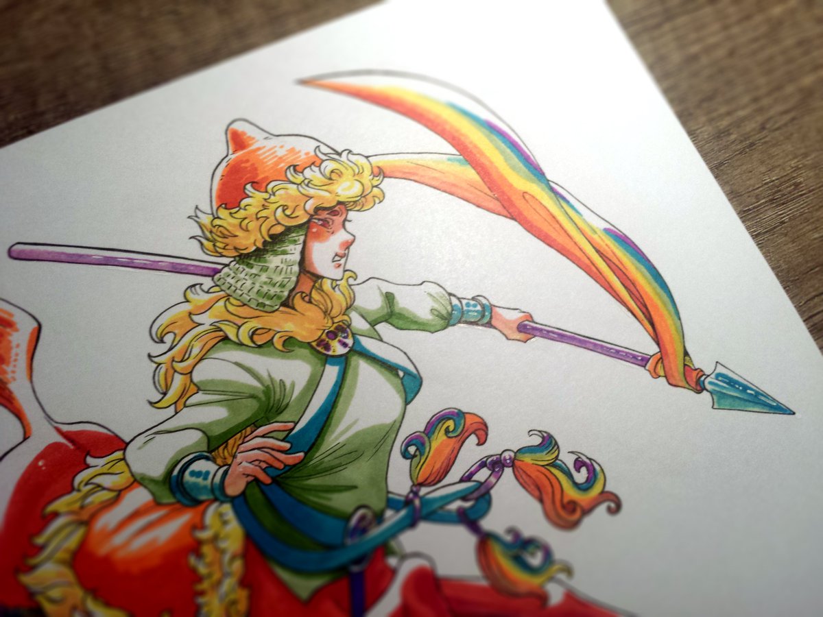 Thème 5 : Guerrier mongol et drapeau arc-en-ciel (rainbow flag) 