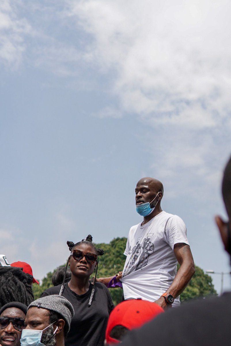 Your faves are out in full support  @timidakolo  @Symply_Tacha  @SirLeoBDasilva  @boy_director  #EndSARS  #EndSarsNow  #EndPoliceBrutality  #EndSarsProtests